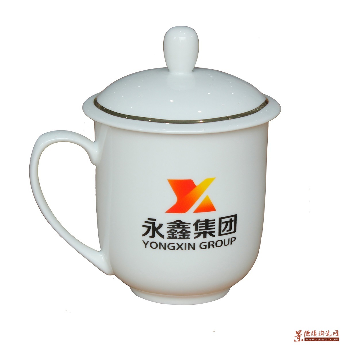陶瓷茶杯定做加图片 会议陶瓷茶杯定制