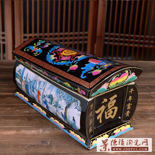 陶瓷骨灰盒棺材寿棺
