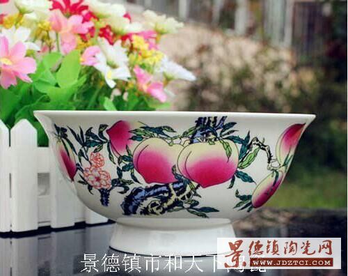 福禄寿喜百寿碗套装定制生日批发红色陶瓷祝寿碗答谢加字礼盒装