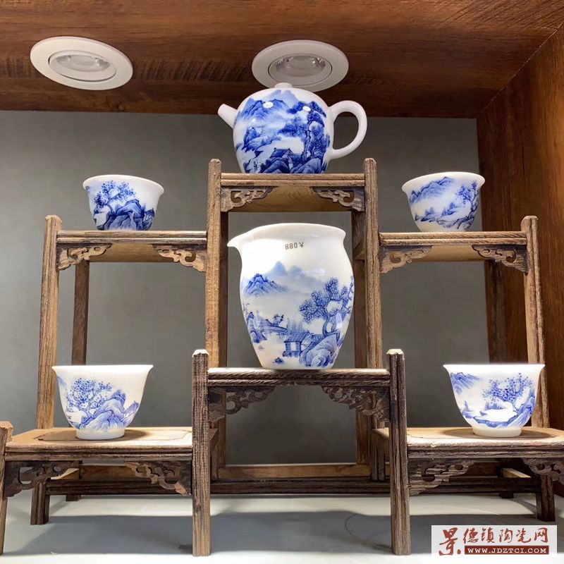 茶具套装成整套陶瓷家用庭客厅中式泡茶器简约现代茶壶杯功夫茶具