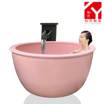1米2浴缸 陶瓷浴缸 日式深泡浴缸 温泉浴缸 陶瓷浴盆 壶风吕