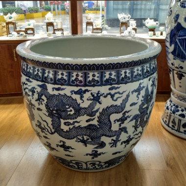 景德镇陶瓷花缸