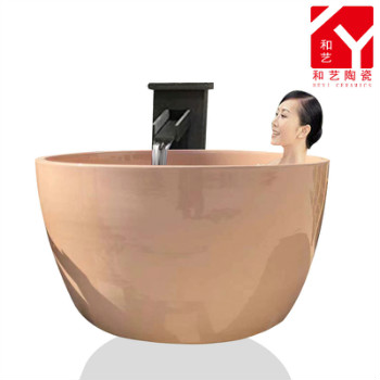 洗浴中心泡澡大缸,日本新引进极乐汤泡澡大缸,陶瓷大缸生产厂家