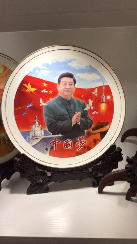景德镇陶瓷摆件纪念盘校庆纪念公司展会可定制人像图案