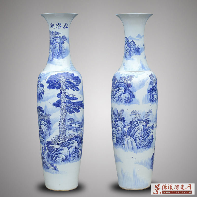 中式客厅装饰大花瓶
