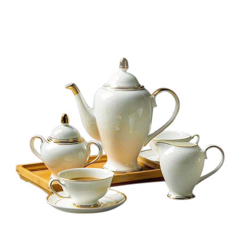 欧式骨瓷咖啡具英式下午茶红茶杯茶牛奶咖啡具内花15件套套装