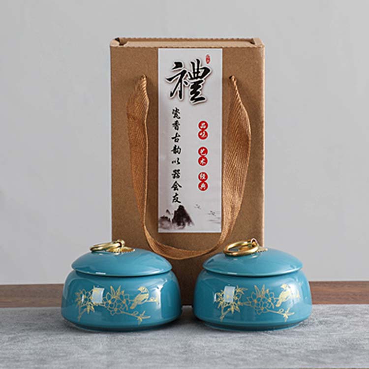 陶瓷便携小号  茶叶罐茶叶盒  迷你随身旅行  存储密封罐家用茶罐