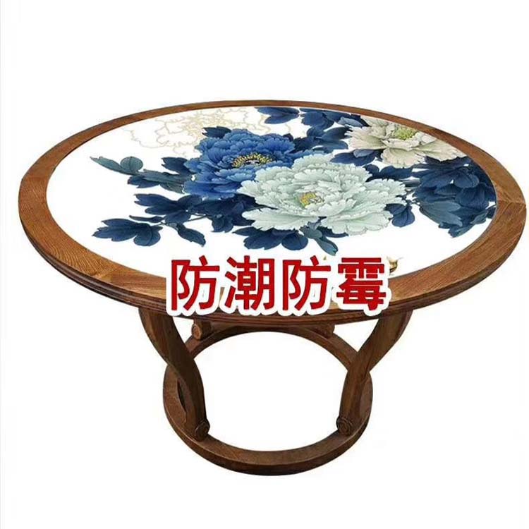 景德镇陶瓷桌面套装青花瓷桌瓷凳 庭院阳台陶瓷瓷板桌面