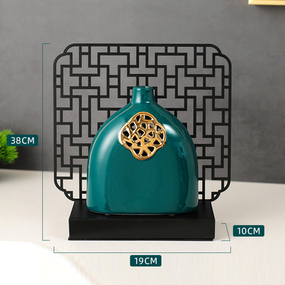 新中式摆件软装饰品家居电视博古架餐桌茶几桌面花瓶