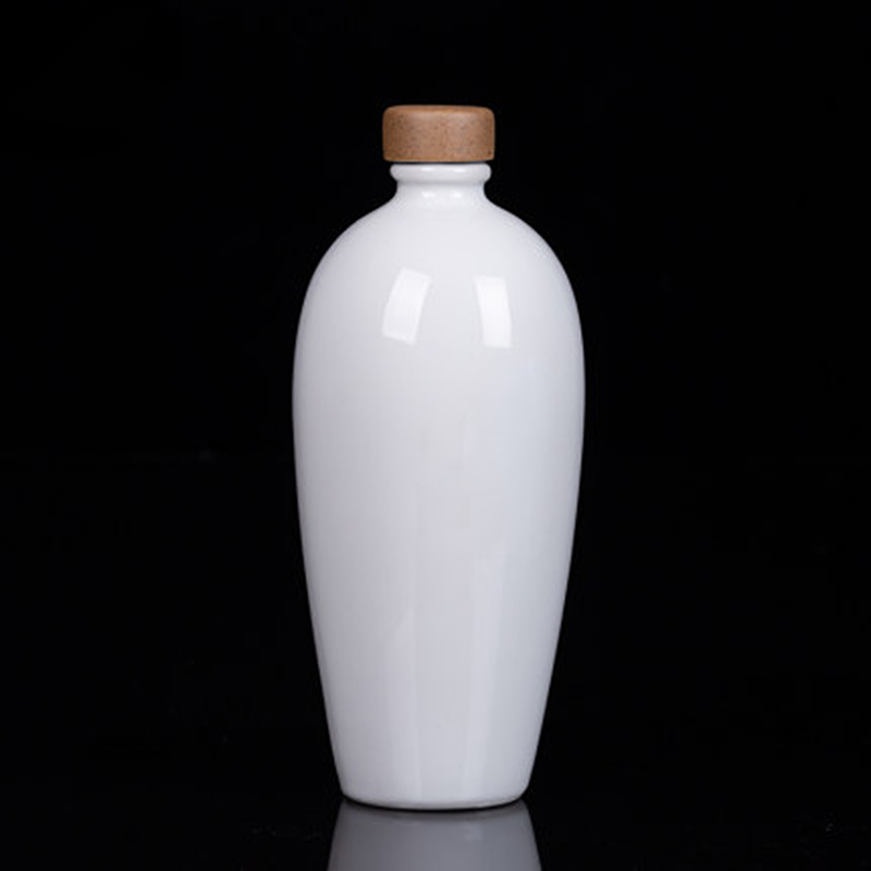 景德镇创意酒瓶子 家用仿古家用 密封陶瓷白胎酒瓶