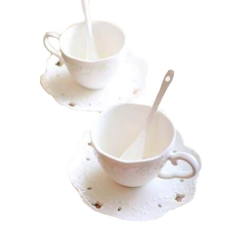 欧式陶瓷咖啡杯 创意蝴蝶杯碟 下午茶茶具