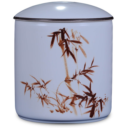 陶瓷储物罐摆件  客厅储存茶叶罐 现代防潮防虫储存罐