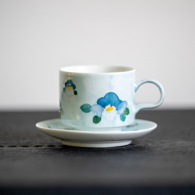 欧式骨瓷咖啡杯碟套装 陶瓷创意下午茶杯子 家用咖啡杯