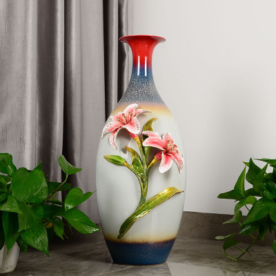 景德镇陶瓷装饰大花瓶