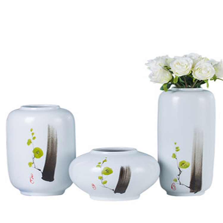 景德镇新中式陶瓷花瓶现代简约插花装饰品