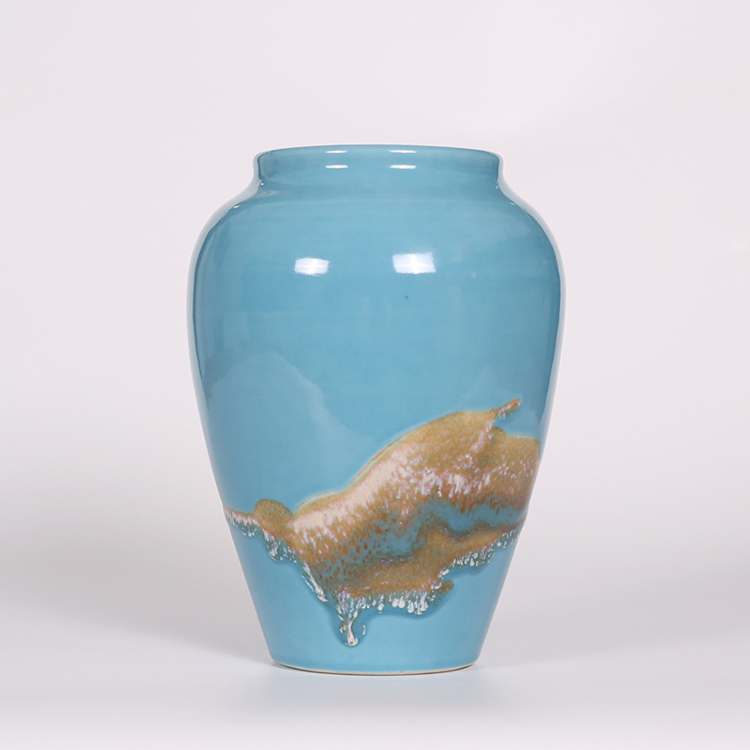 景德镇陶瓷创意花瓶三件套 家用家居客厅玄关工艺中式装饰摆件
