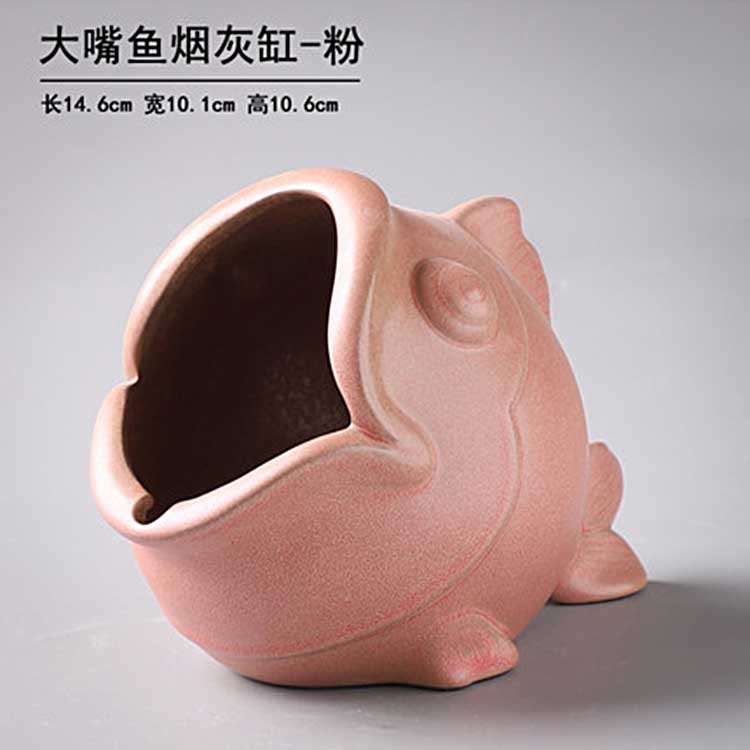 可爱创意动物陶瓷烟灰缸