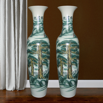 景德镇陶瓷花瓶 高档陶瓷花瓶 手绘花瓶  家庭摆饰大花瓶