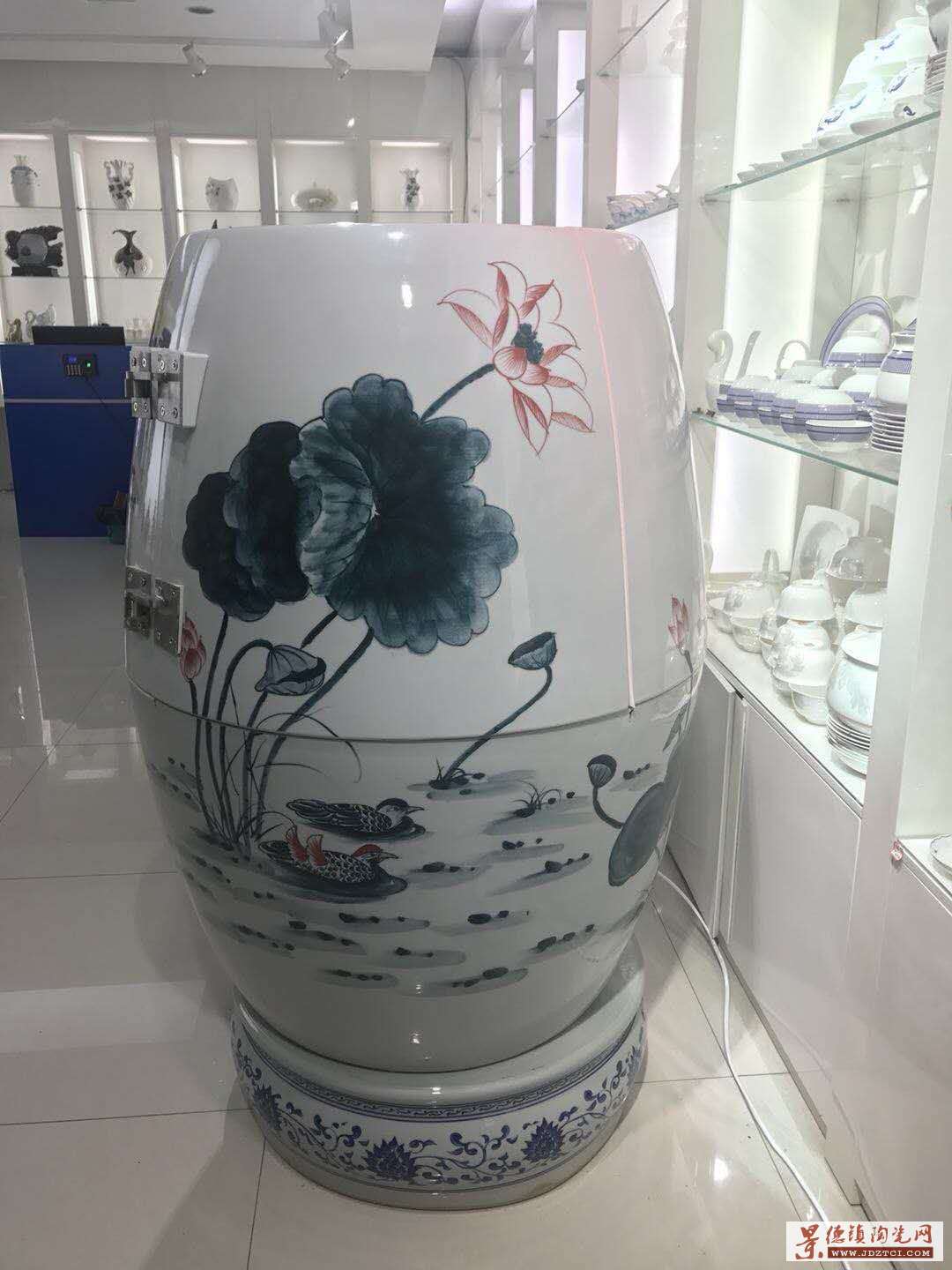 景德镇陶瓷养生缸美容院会所养生产后修复发汗熏蒸缸家用汗蒸缸
