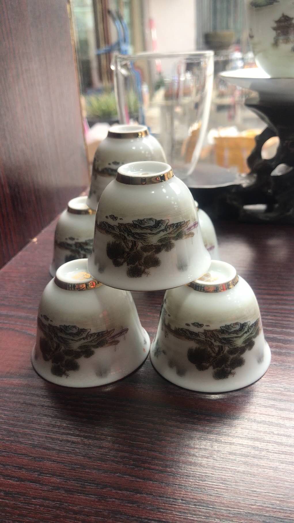 景德镇厂家直销茶具青花瓷手绘釉下彩茶具批发低价