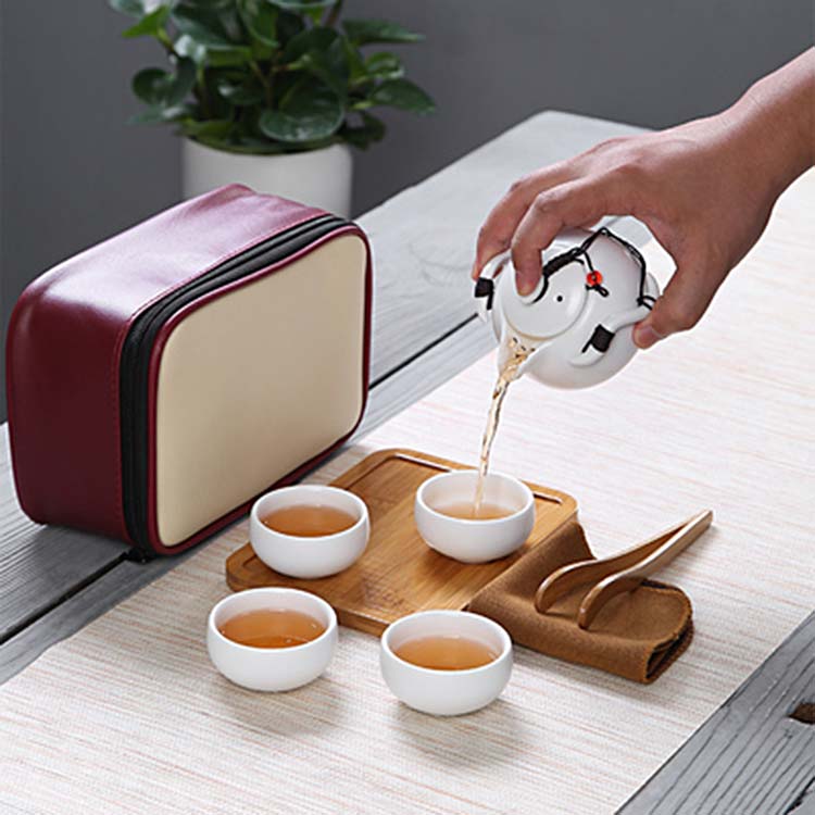 中式便携茶具套装 创意泡茶茶具 便携式旅行装快客功夫茶具