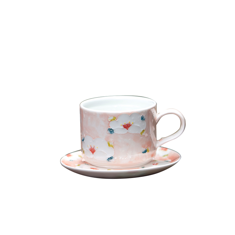 日式情侣咖啡具 陶瓷办公室茶杯子 简约咖啡杯大容量水杯