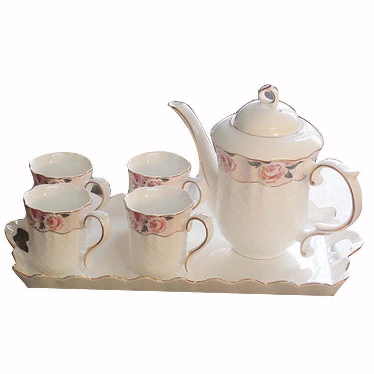欧式咖啡具套装 小奢华水杯茶具 陶瓷美式马克杯杯子茶杯