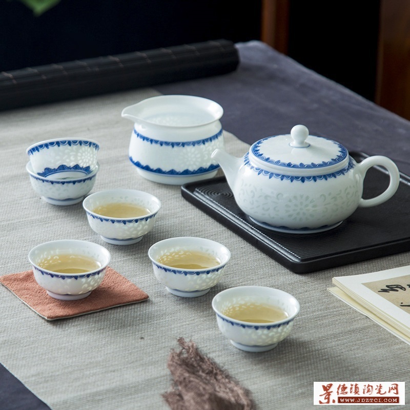 陶瓷茶具 手绘陶瓷茶具套装批发