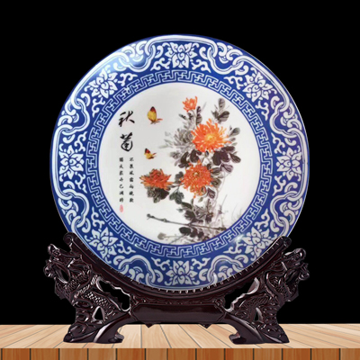 定制装饰艺术盘定做陶瓷器盘子印照片图案礼品logo纪念品陶瓷厂家