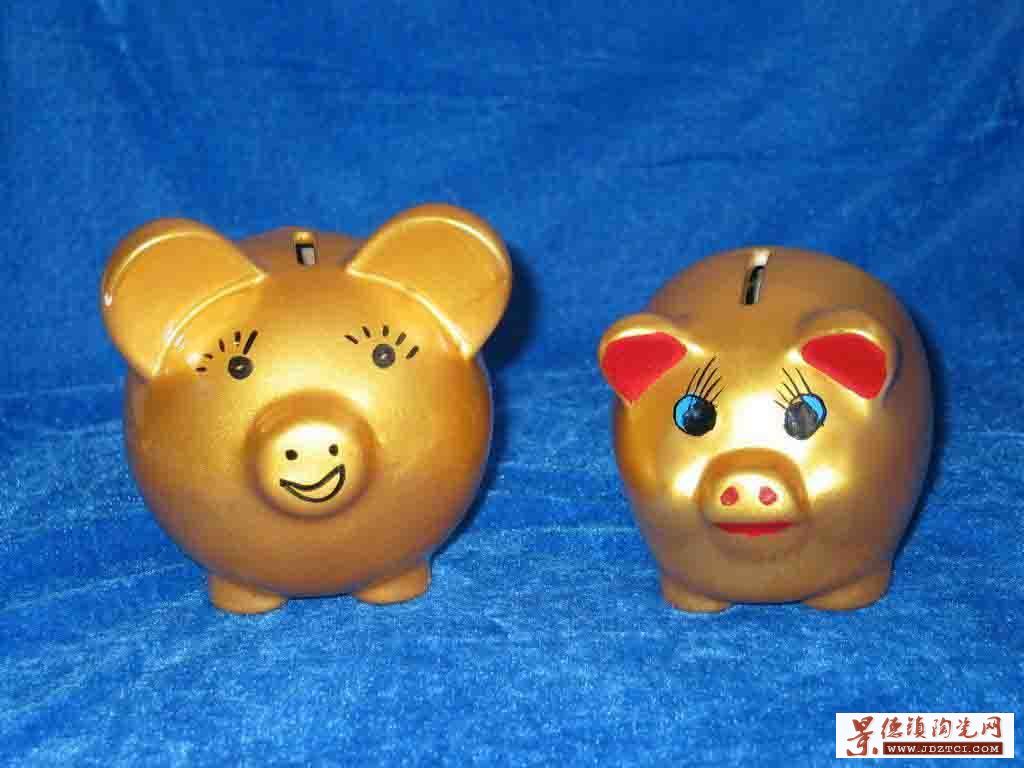 陶瓷金猪
