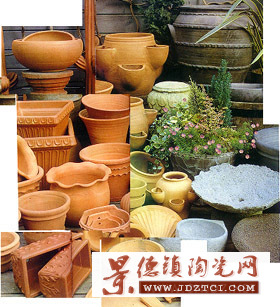 园林装置陶器