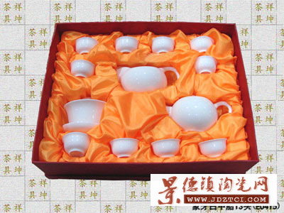 陶瓷茶具套组象牙白茶具