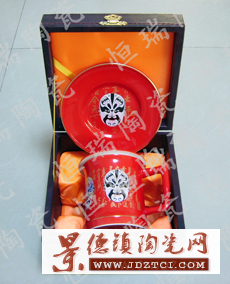 中国红瓷杯厂家