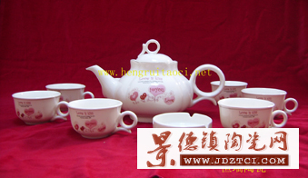 厂家供应陶瓷促销茶具套装