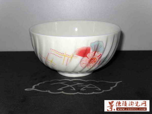 新安陶瓷-4.25”罗纹碗XA0247