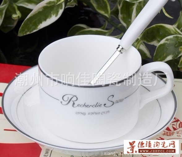 厂家批发 咖啡杯碟 茶杯 陶瓷杯碟