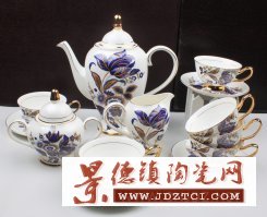 15头骨瓷咖啡具 建业陶瓷