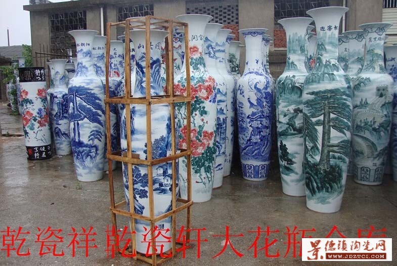上海陶瓷大花瓶，上海庆典大花瓶