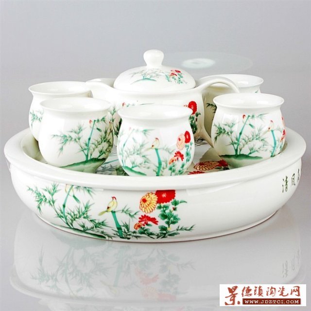 广告促销礼品陶瓷茶具景德镇陶瓷茶具厂家