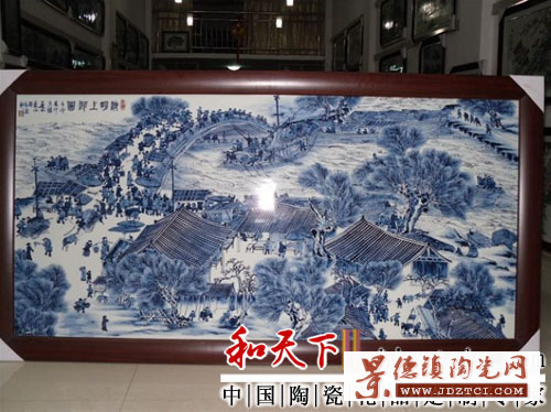 景德镇大型瓷板画壁画定制厂家