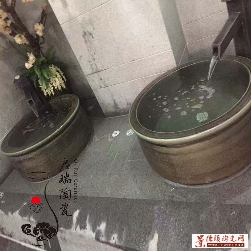 洗浴中心陶瓷泡澡大缸 日式韩式泡澡缸1.1米温泉澡堂独立式泡澡缸