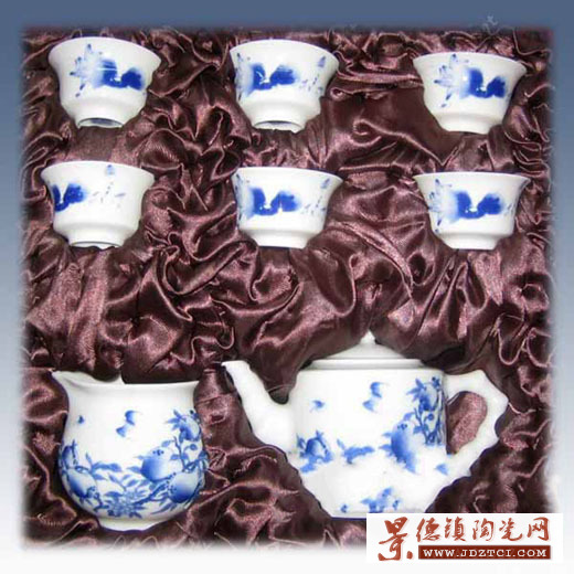 商务馈赠陶瓷茶具 工艺品茶具 开业礼品陶瓷茶具