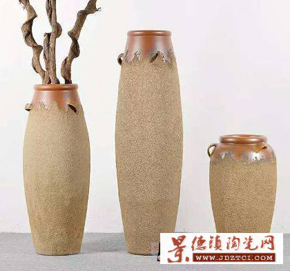 陶瓷三件套装饰花瓶