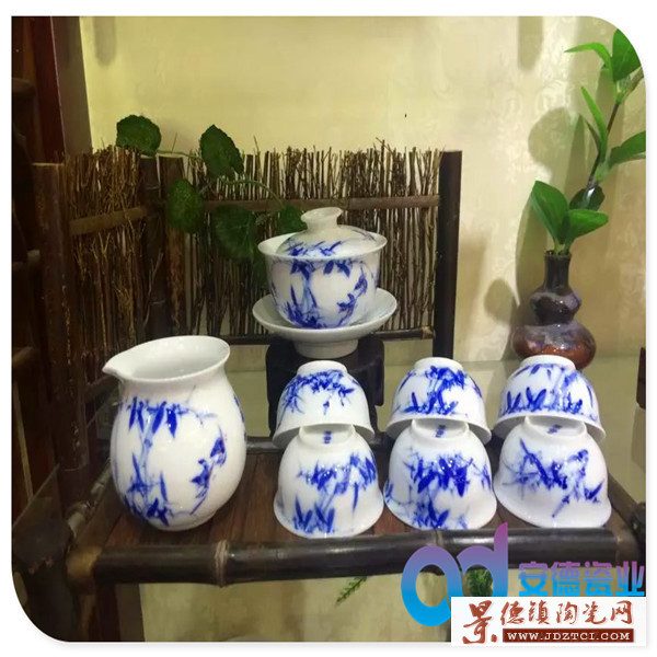 青花瓷茶具厂家定制 茶具销售厂家