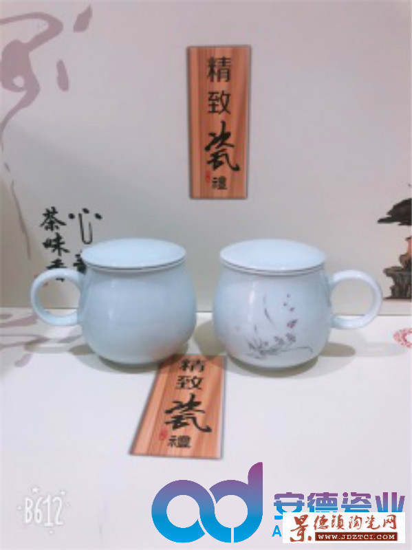 景德镇纯手工青釉茶杯 茶杯青釉 批发青釉茶杯 青釉陶瓷水杯 陶瓷茶杯青釉