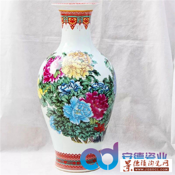 景德镇青花瓷瓶  景德镇陶瓷花瓶 装饰小花瓶 摆件花瓶 陶瓷工艺品花瓶