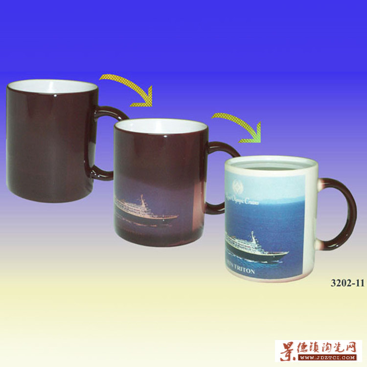 陶瓷变色杯用感温变色粉、感温粉、变色原料、温变原料