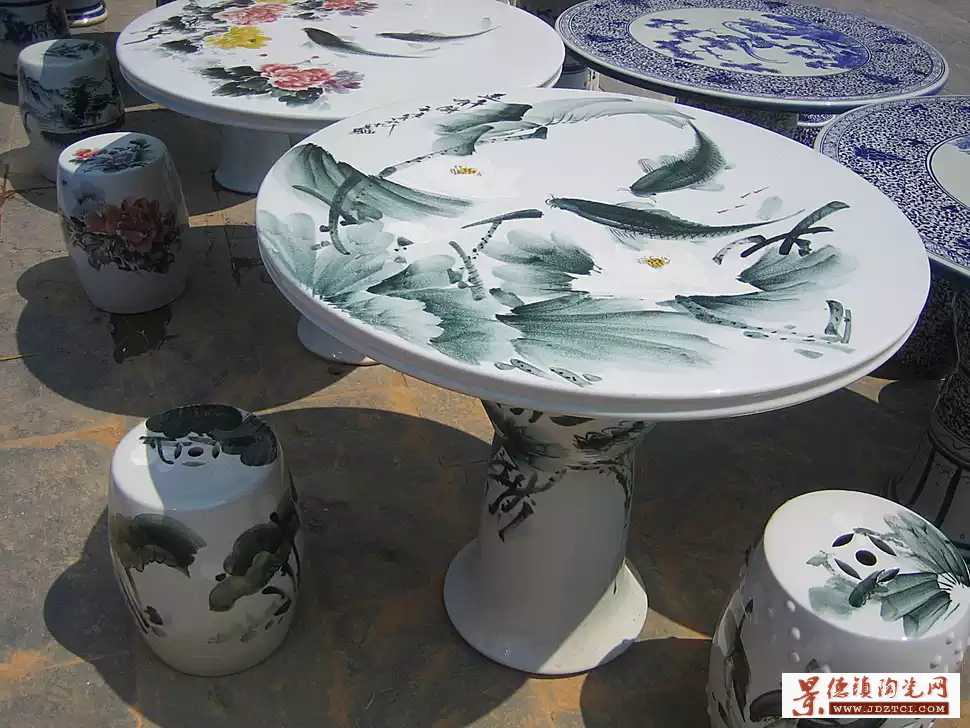 生产陶瓷桌凳厂家