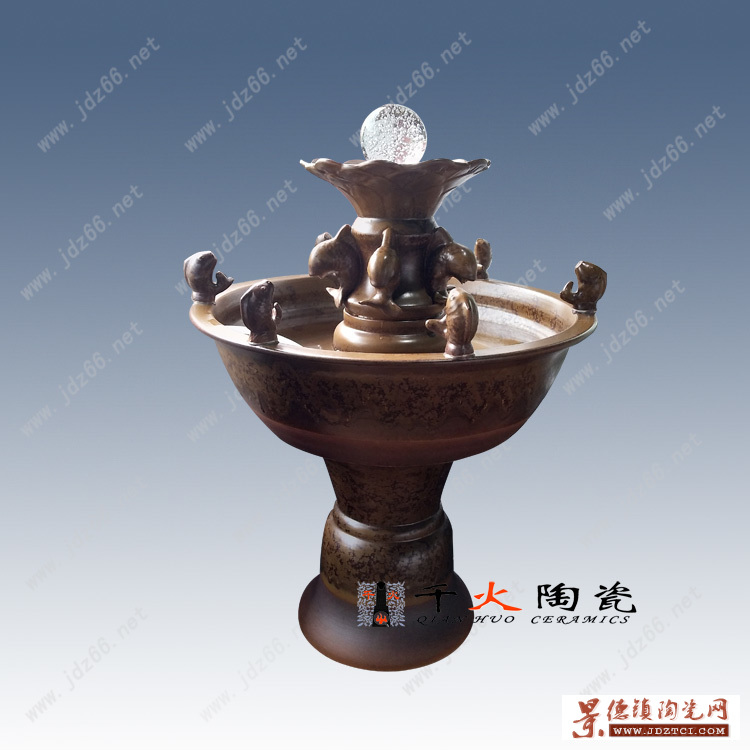景德镇陶瓷流水摆件批发价格