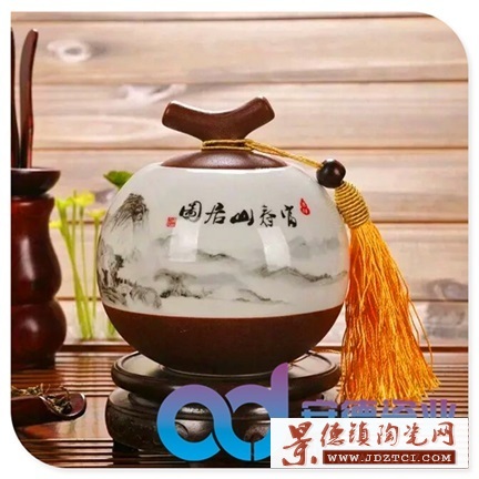 景德镇陶瓷茶叶罐批发 茶叶罐定制